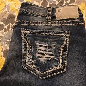 Silver straight leg akio size 31